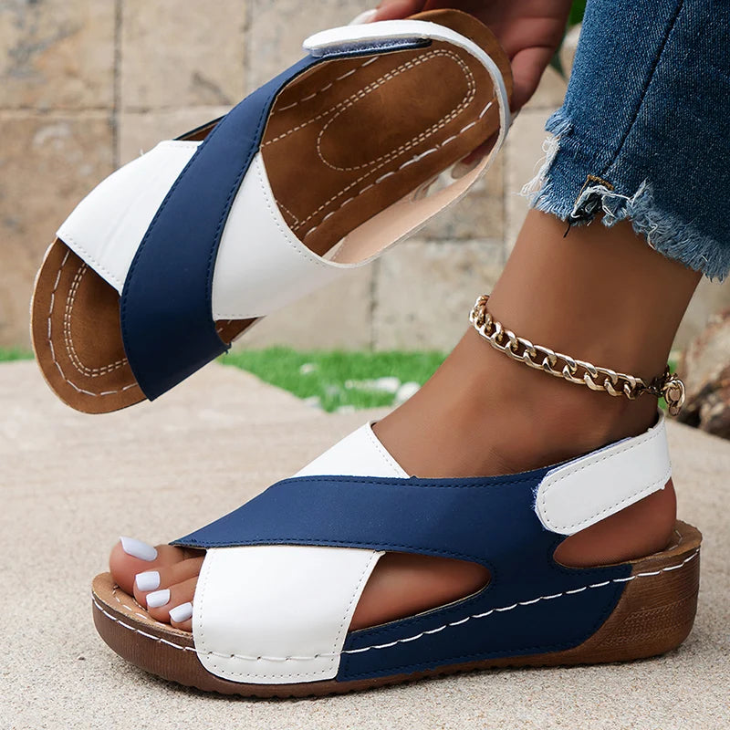 Shoes Sandals Women Summer Plus Size Women's Sandals Soft Sandals Woman Wedge Shoes Woman Casual Female Footwear Women Sandal