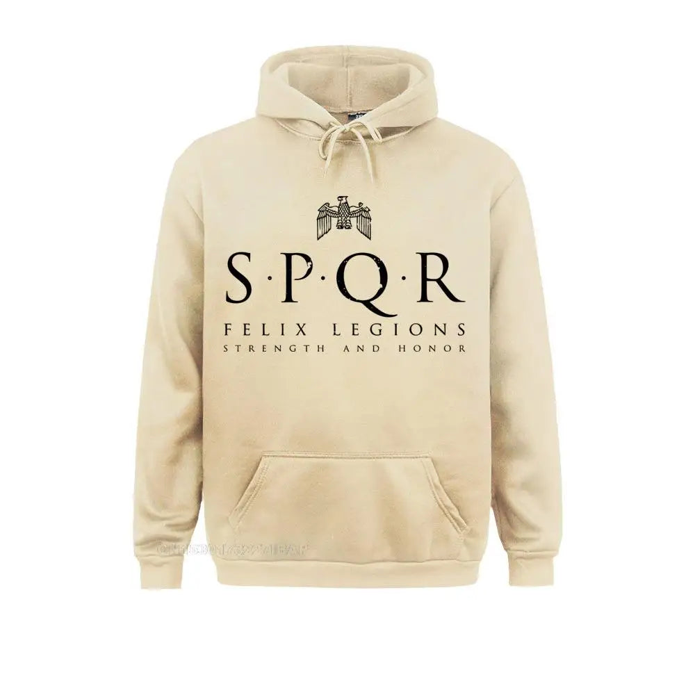 Men SPQR Sportswear Roman Empire Romans Maximus Gladiator Army Fun Harajuku Hoodies Men Clothes Classic