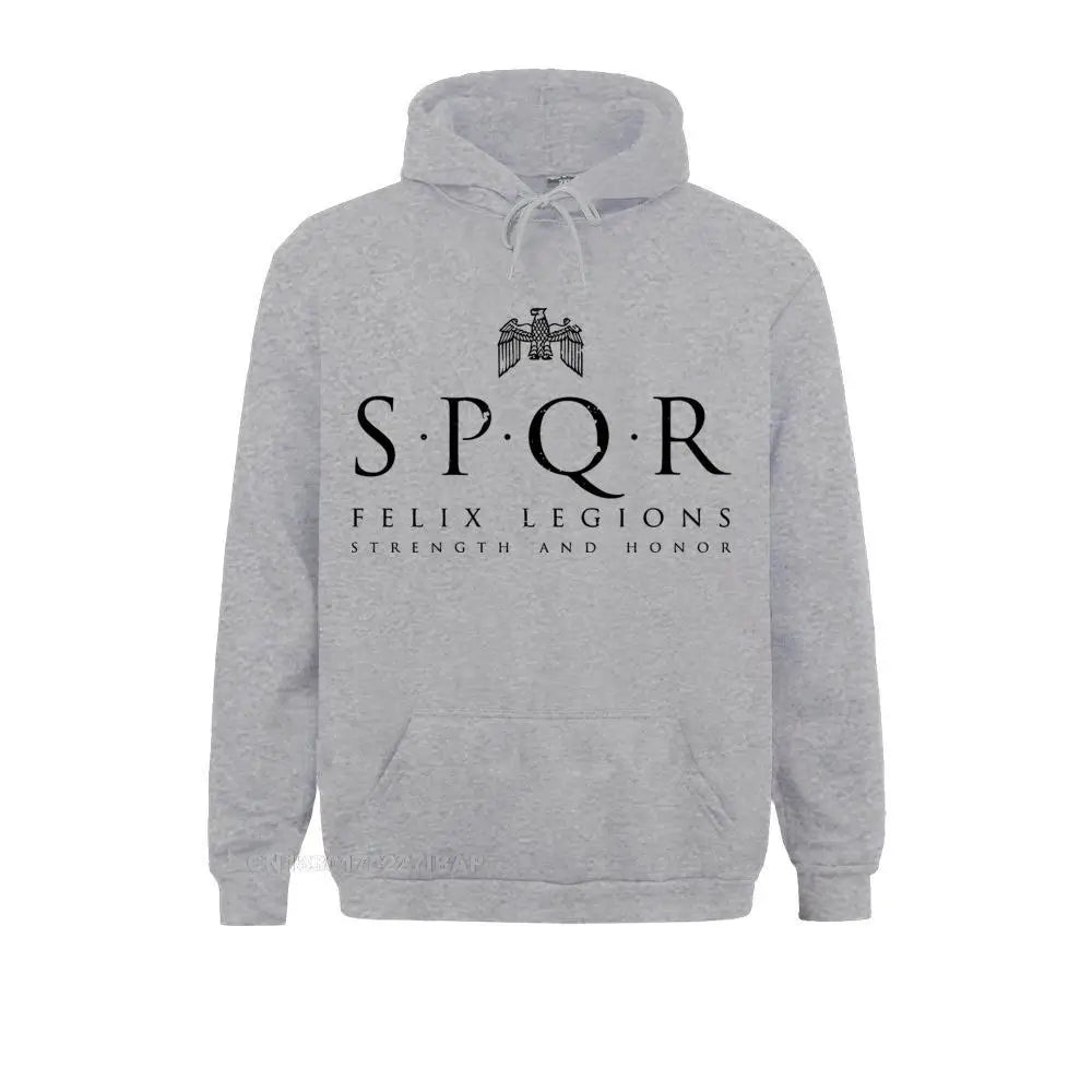 Men SPQR Sportswear Roman Empire Romans Maximus Gladiator Army Fun Harajuku Hoodies Men Clothes Classic