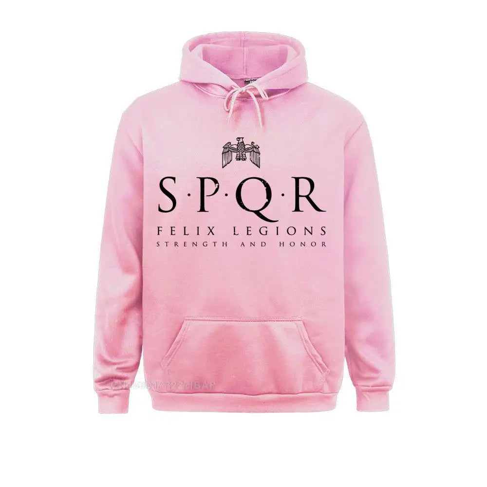 Men SPQR Sportswear Roman Empire Romans Maximus Gladiator Army Fun Harajuku Hoodies Men Clothes Classic