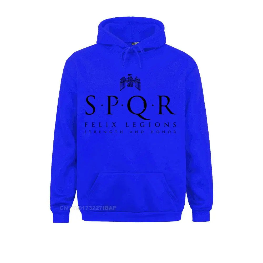 Men SPQR Sportswear Roman Empire Romans Maximus Gladiator Army Fun Harajuku Hoodies Men Clothes Classic