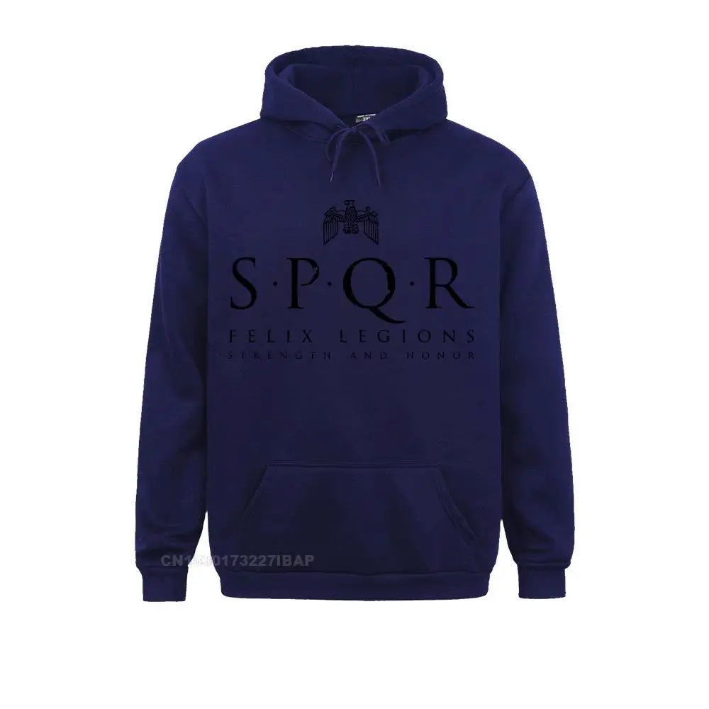 Men SPQR Sportswear Roman Empire Romans Maximus Gladiator Army Fun Harajuku Hoodies Men Clothes Classic