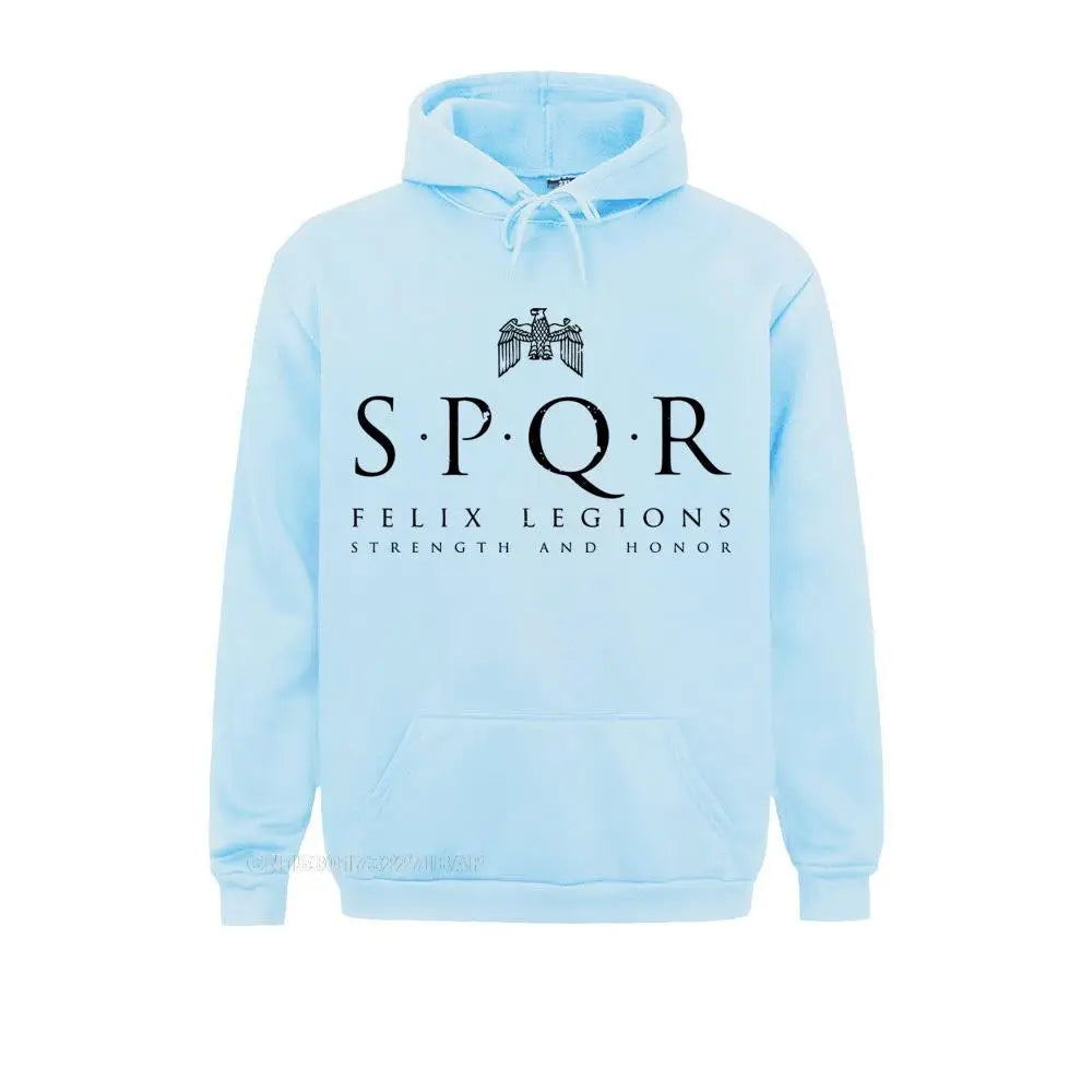 Men SPQR Sportswear Roman Empire Romans Maximus Gladiator Army Fun Harajuku Hoodies Men Clothes Classic