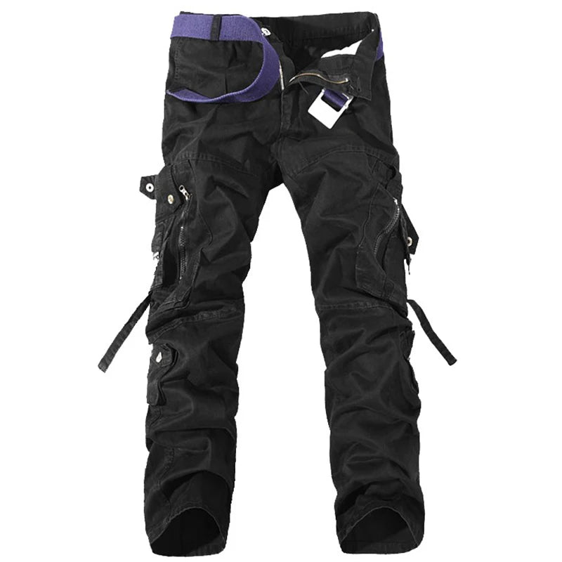 2024 Fashion Military Cargo Pants Mens Trousers Overalls Casual Baggy Army Cargo Pants Men Plus Size Multi-pocket Tactical Pants