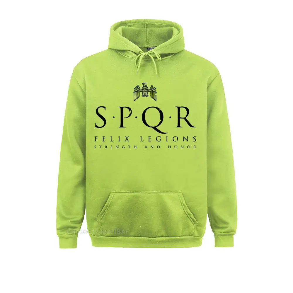 Men SPQR Sportswear Roman Empire Romans Maximus Gladiator Army Fun Harajuku Hoodies Men Clothes Classic