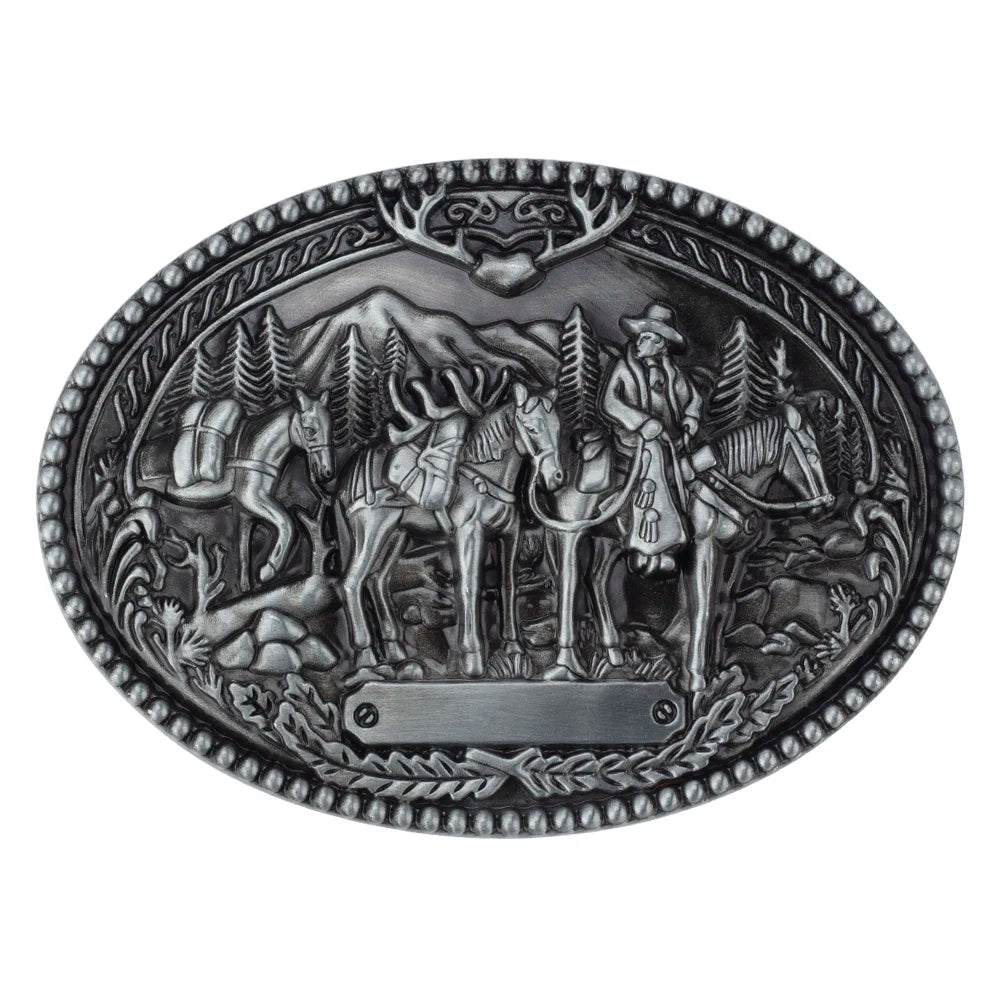 Horse Decorative Leather Belt Cowboy Fashion Men's Clothing Accessories