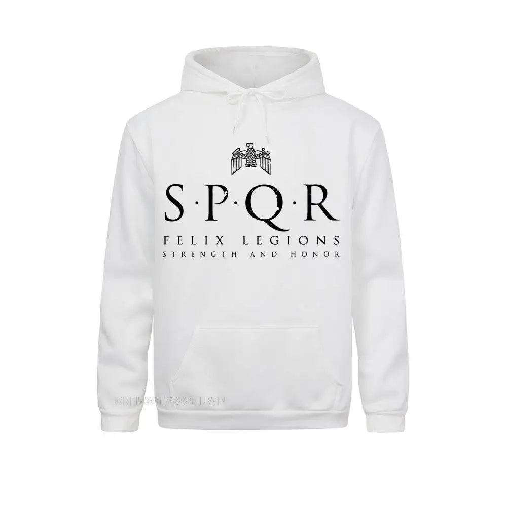 Men SPQR Sportswear Roman Empire Romans Maximus Gladiator Army Fun Harajuku Hoodies Men Clothes Classic