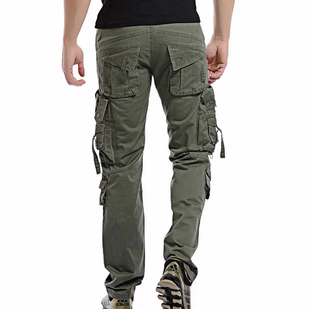 2024 Fashion Military Cargo Pants Mens Trousers Overalls Casual Baggy Army Cargo Pants Men Plus Size Multi-pocket Tactical Pants