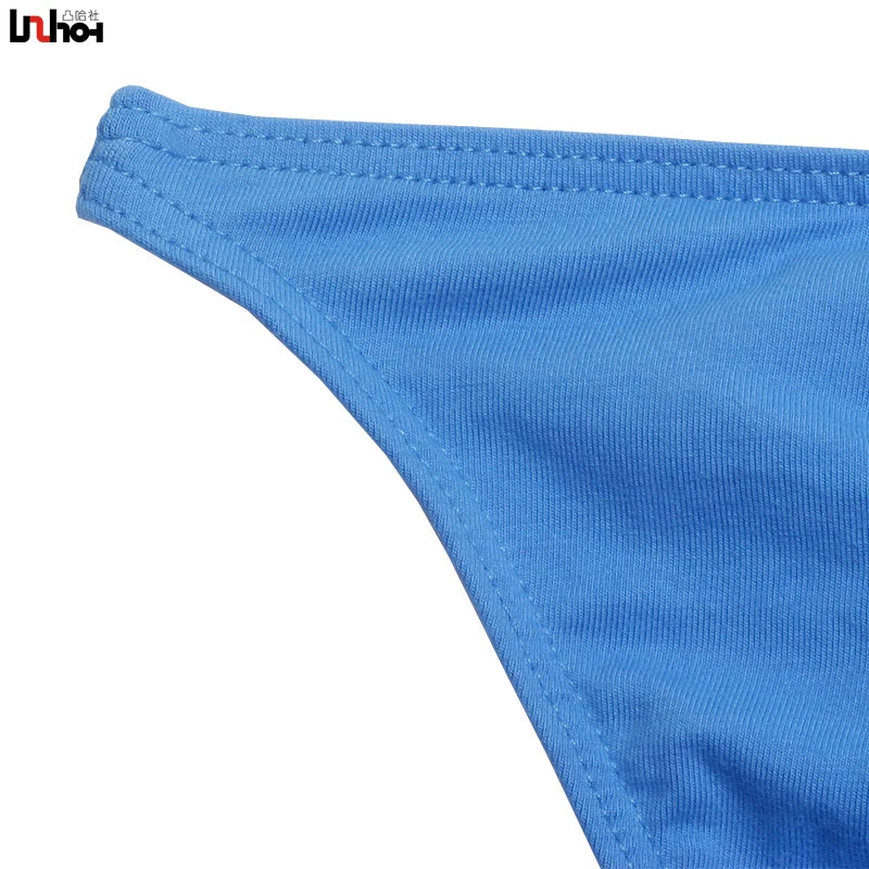 Men Underwear Cotton Briefs Shorts Homme Solid U Convex Pouch Low Waist Panties Man Underpants Cueca calzoncillo Plus Size M-XXL