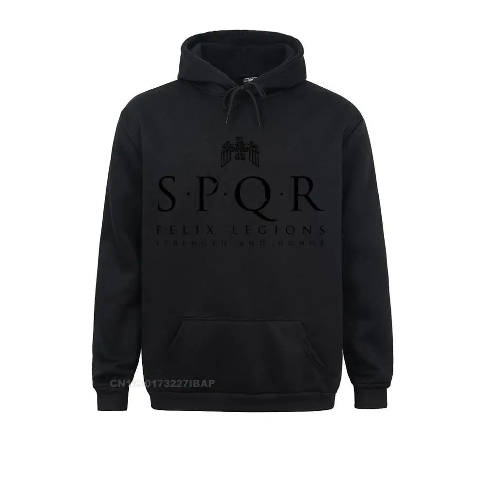 Men SPQR Sportswear Roman Empire Romans Maximus Gladiator Army Fun Harajuku Hoodies Men Clothes Classic
