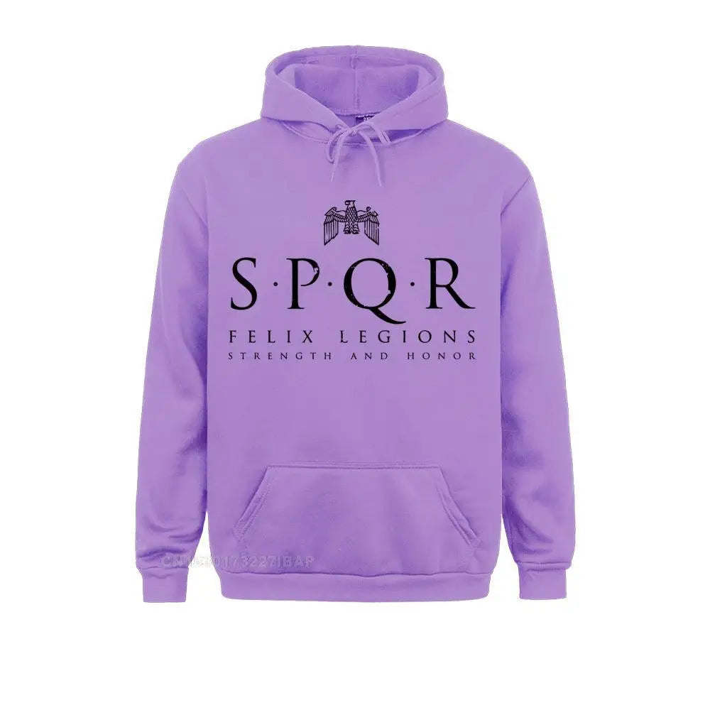 Men SPQR Sportswear Roman Empire Romans Maximus Gladiator Army Fun Harajuku Hoodies Men Clothes Classic