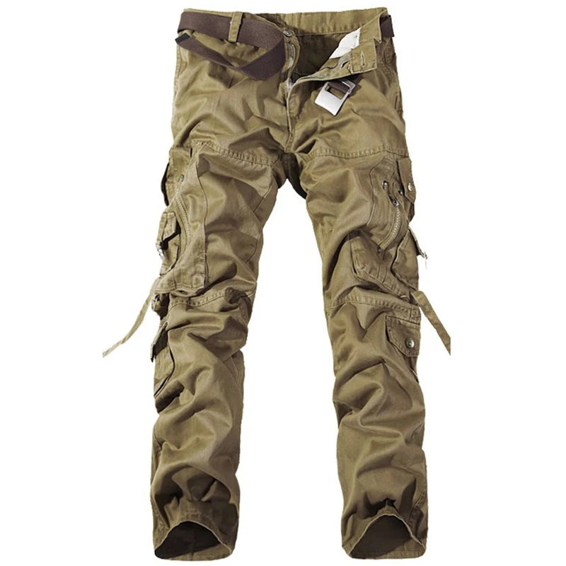 2024 Fashion Military Cargo Pants Mens Trousers Overalls Casual Baggy Army Cargo Pants Men Plus Size Multi-pocket Tactical Pants