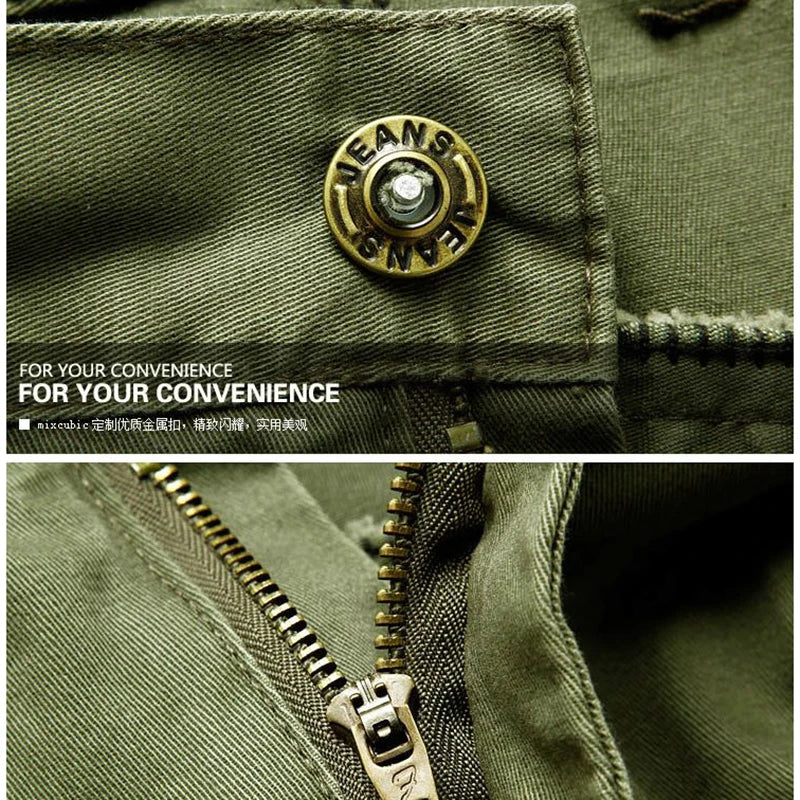 2024 Fashion Military Cargo Pants Mens Trousers Overalls Casual Baggy Army Cargo Pants Men Plus Size Multi-pocket Tactical Pants