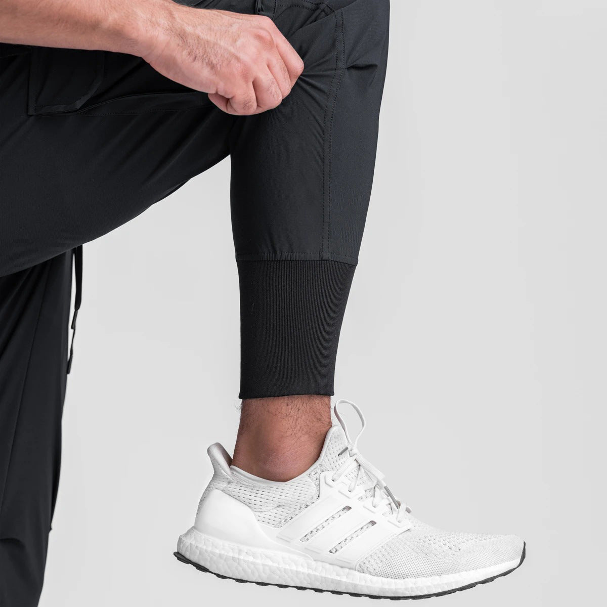 2024 New Cargo Pants Gym Men‘s Multi-Pocket Straight Bottom Cargo Pants    Sports Fitness Men Casual Trousers Track Pants