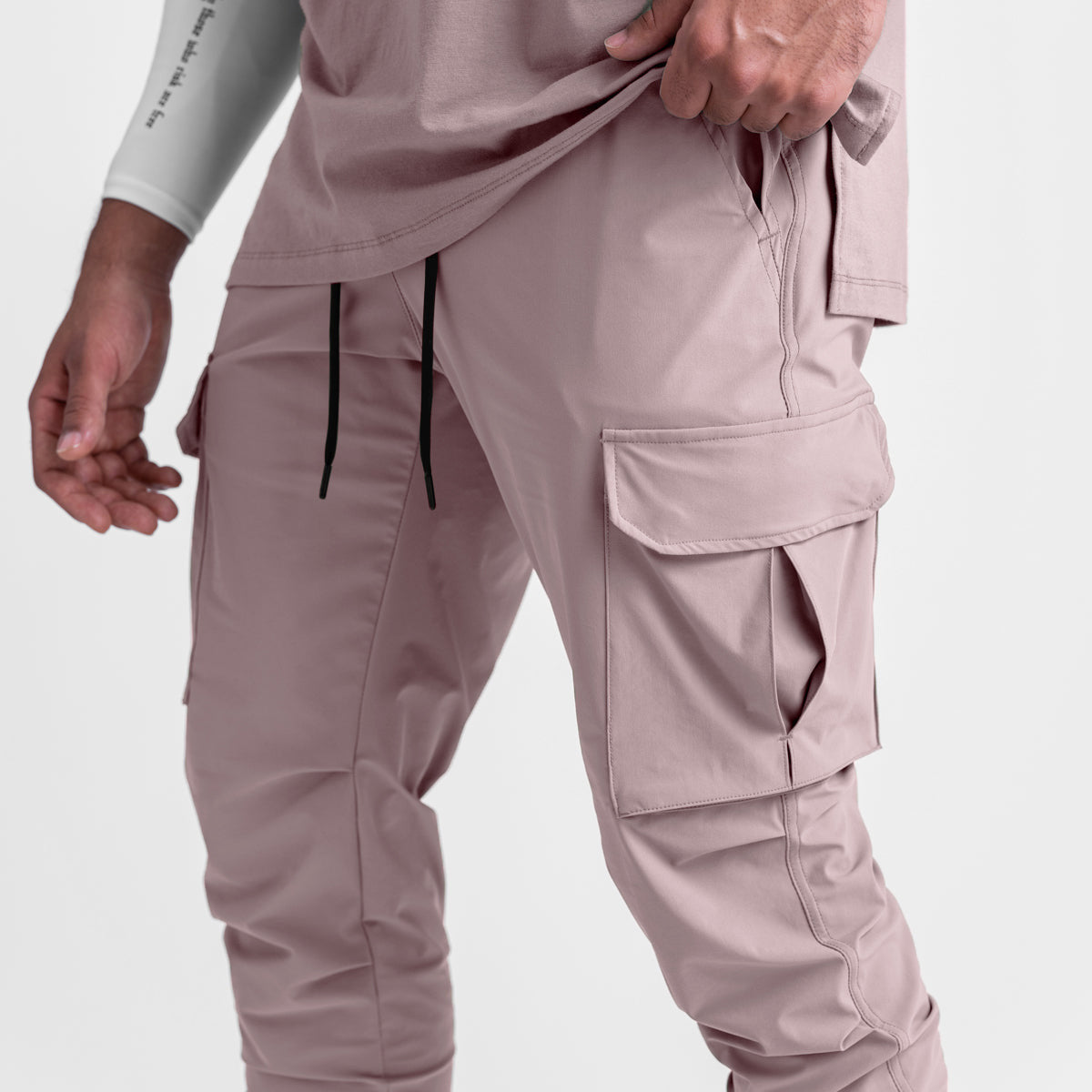 2024 New Cargo Pants Gym Men‘s Multi-Pocket Straight Bottom Cargo Pants    Sports Fitness Men Casual Trousers Track Pants