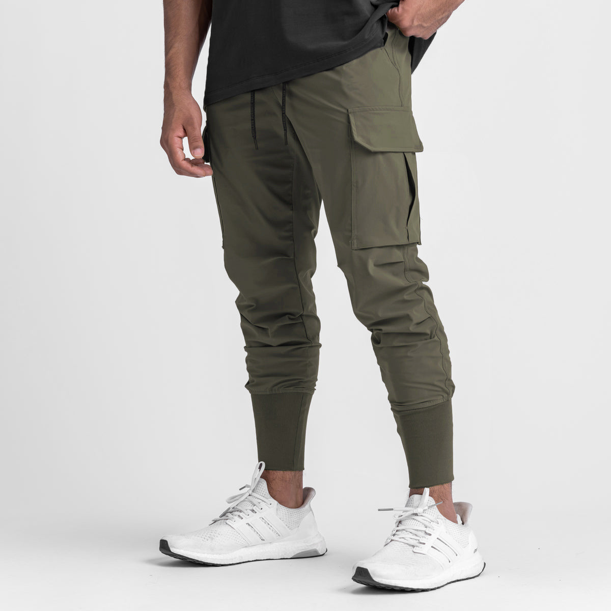 2024 New Cargo Pants Gym Men‘s Multi-Pocket Straight Bottom Cargo Pants    Sports Fitness Men Casual Trousers Track Pants
