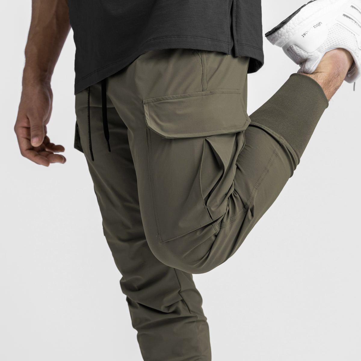 2024 New Cargo Pants Gym Men‘s Multi-Pocket Straight Bottom Cargo Pants    Sports Fitness Men Casual Trousers Track Pants