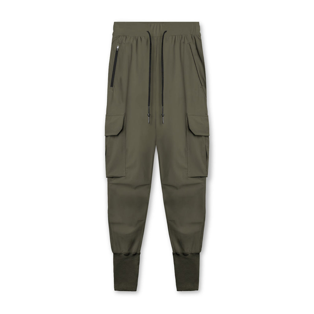 2024 New Cargo Pants Gym Men‘s Multi-Pocket Straight Bottom Cargo Pants    Sports Fitness Men Casual Trousers Track Pants