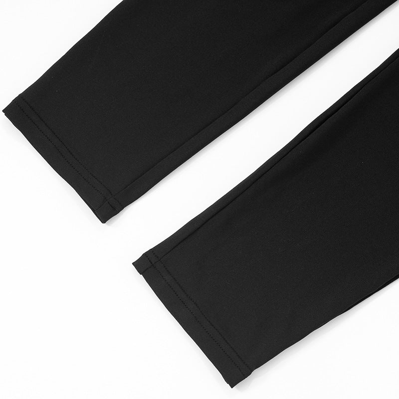 Women's clothing 2025 summer sexy one-shoulder lapel top tight shorts calf socks three-piece suit club clothing Vestidos
