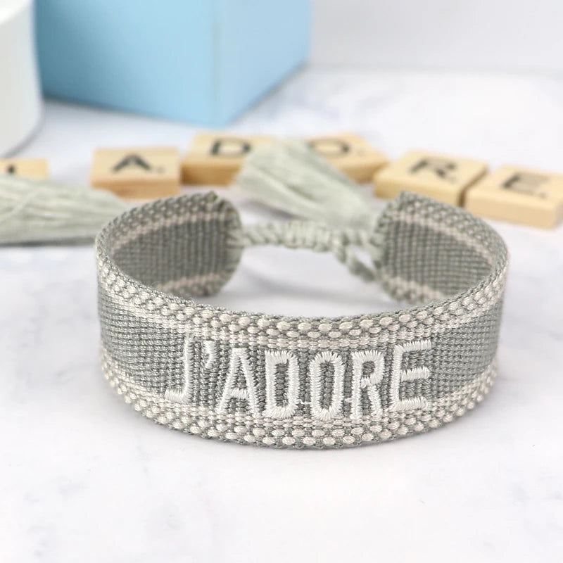 Cotton Bracelets Handmade Adjustable Woven Bracelets Beach Vibes