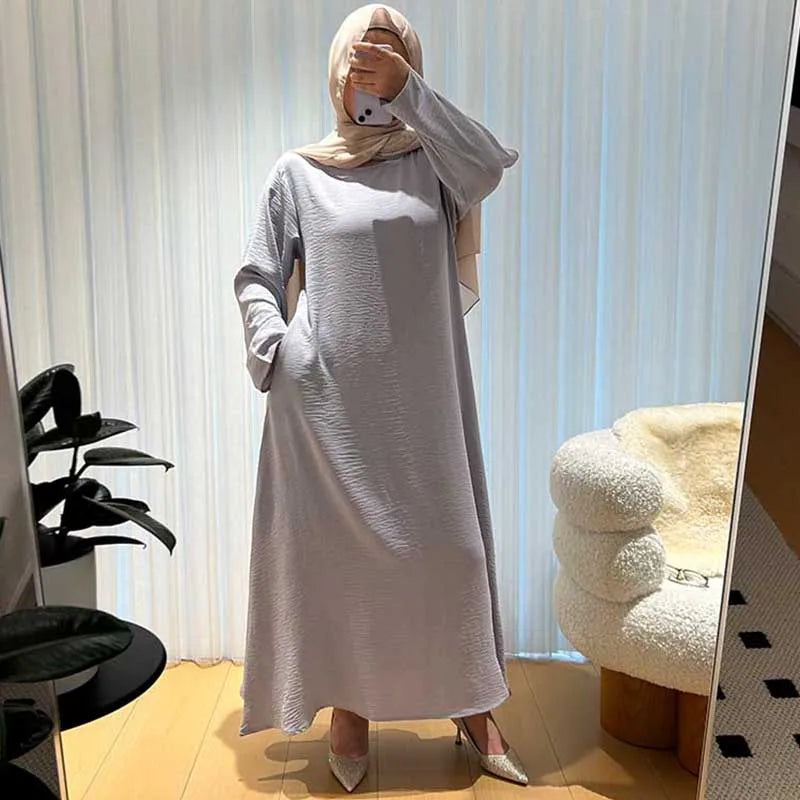 Muslim women's clothing abaya Middle East Dubai robe women's clothing oversized clothing women's long skirt MU-593