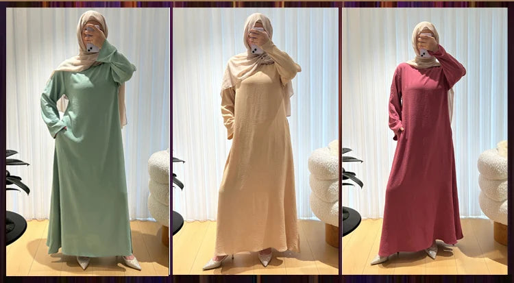 Muslim women's clothing abaya Middle East Dubai robe women's clothing oversized clothing women's long skirt MU-593