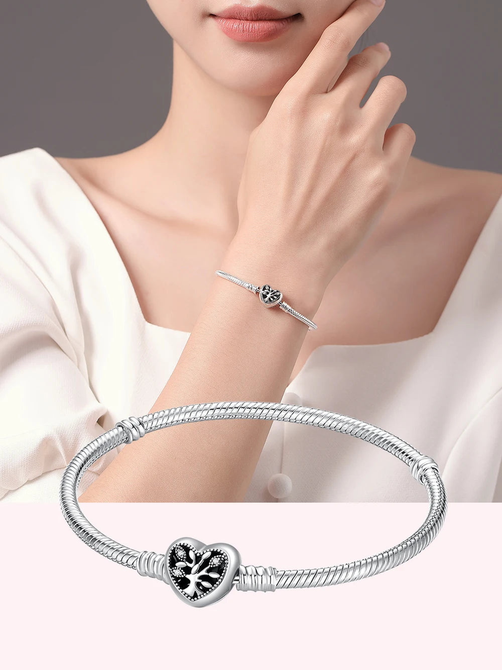 Danturn 925 Sterling Silver Bracelets Crown Butterfly Bus Sisterly Love Cherry Bracelets Women Bracelets Fashion Charm Bracelets