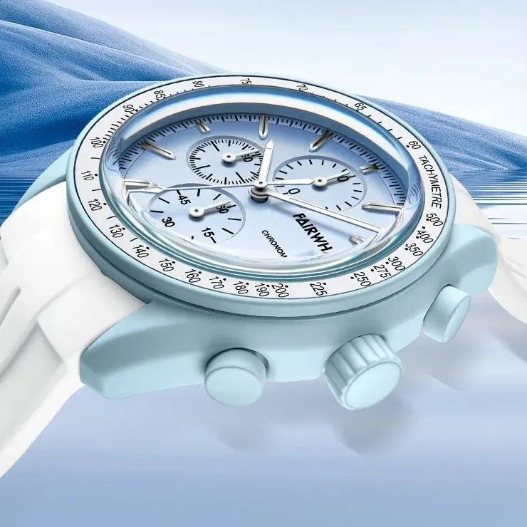 2025 New Design Planet Men Watches Waterproof Rubber Strap Quartz Movement montres hommes