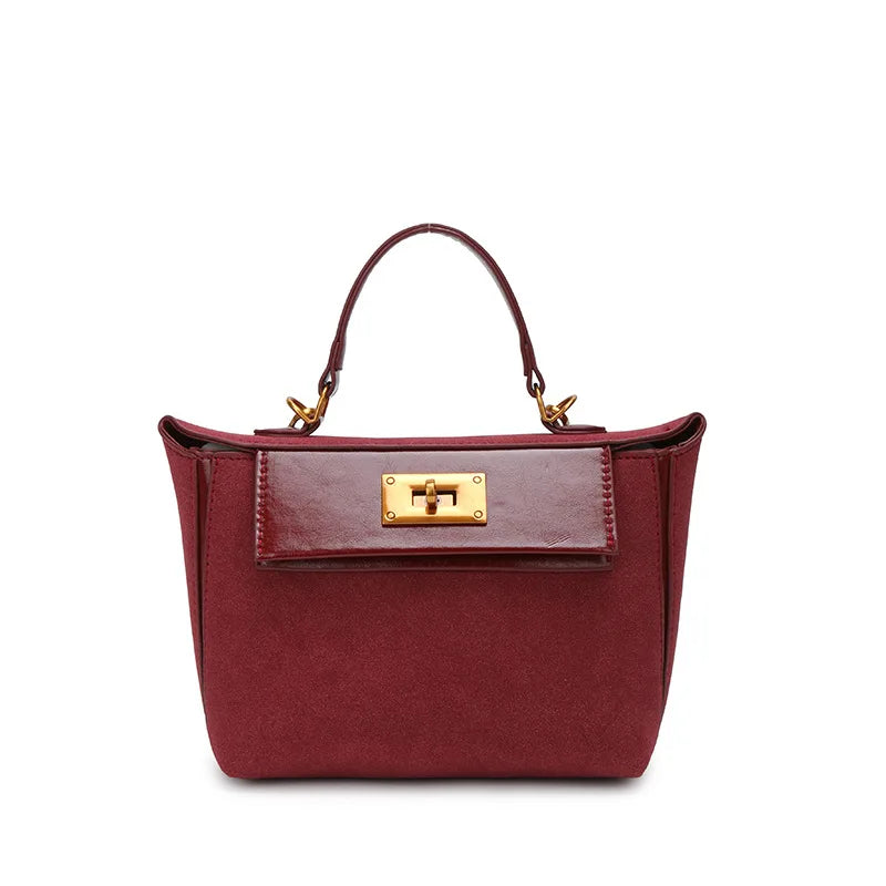 Handbag - A Niche High-end, Women's Single-shoulder Crossbody Bag for Daily Commutes. 2025 New Model - Large Capacity Kelly Bag.