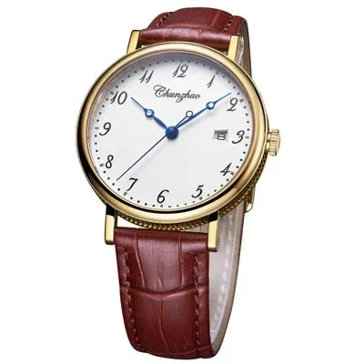 Montre décontractée ultra-plate pour homme, mouvement de montre à quartz de 38 mm, acier inoxydable importé du Japon