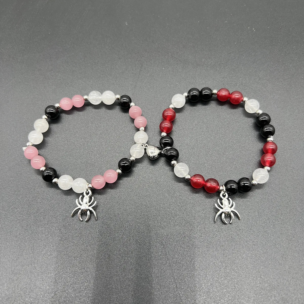 Spider Hello Cat Friendship Bracelets Matching Bracelets Couple Best Friends Charm Bracelets Birthday Bff Magnet Jewelry Gifts