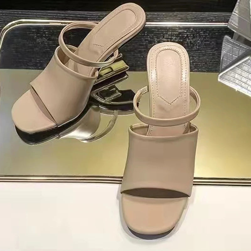 Luxury designer Shoes Slipper Summer Brand Desinger leather Women's Sandal Casual Slides Outdoor Female Flip Flops