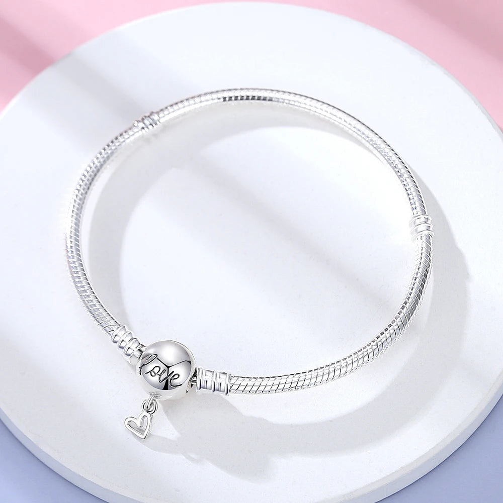 Danturn 925 Sterling Silver Bracelets Crown Butterfly Bus Sisterly Love Cherry Bracelets Women Bracelets Fashion Charm Bracelets