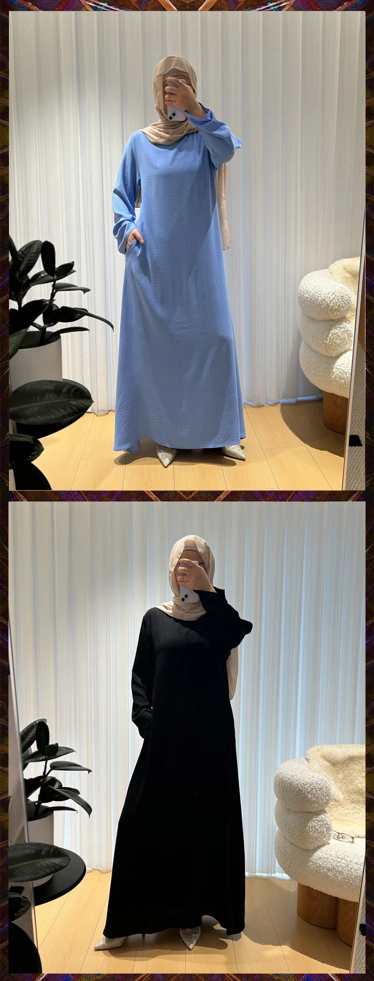 Muslim women's clothing abaya Middle East Dubai robe women's clothing oversized clothing women's long skirt MU-593