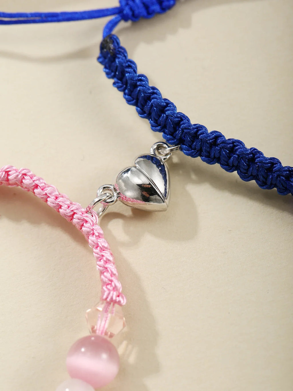 2 Pcs  couple bracelets Magnetic bracelets Spider and Cute cat bracelets