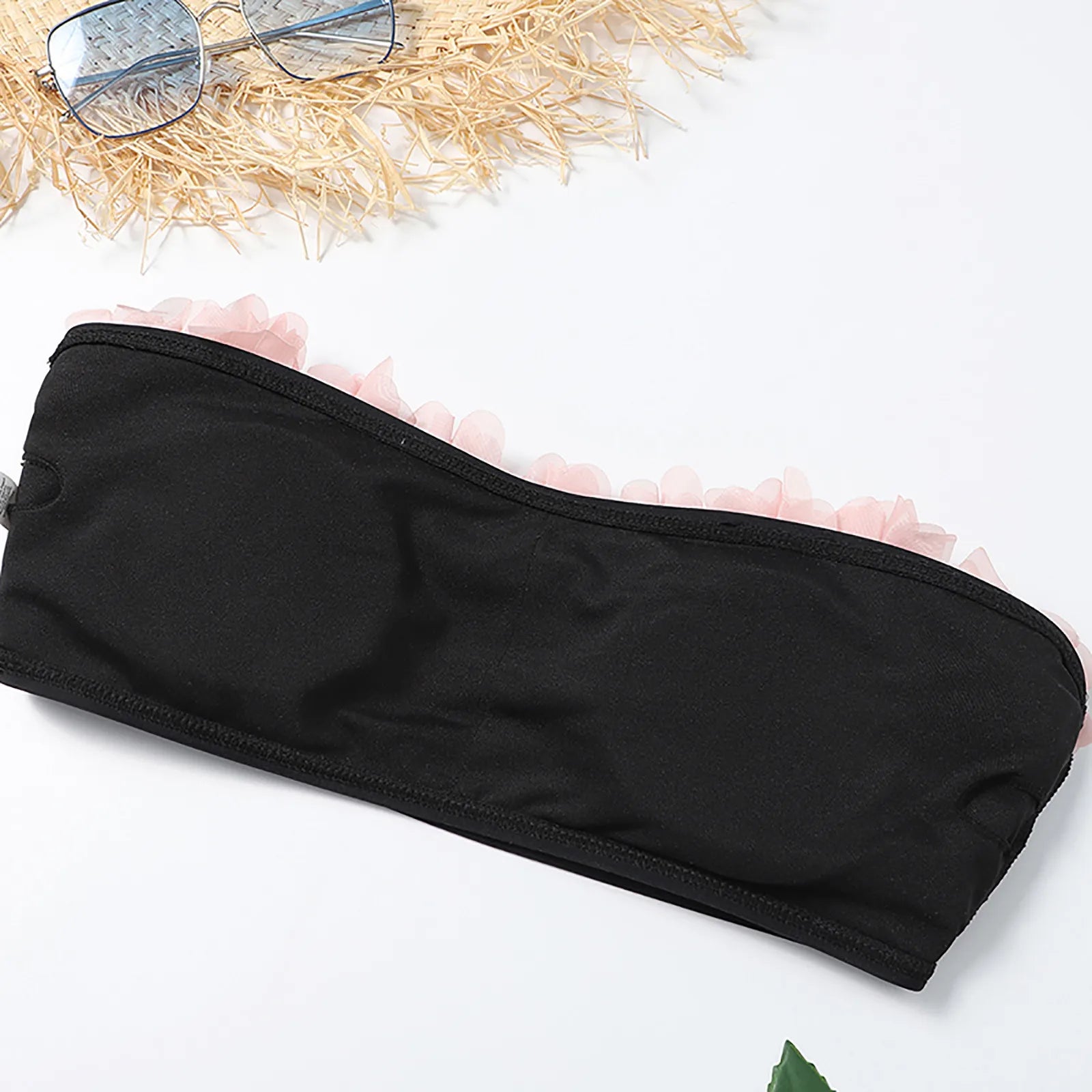 Sexy Bathing Suits For Women Two Piece Swimsuits Split One Set Swimsuit Gradient Women'S Bikini High Waist Beachwear Strapless
