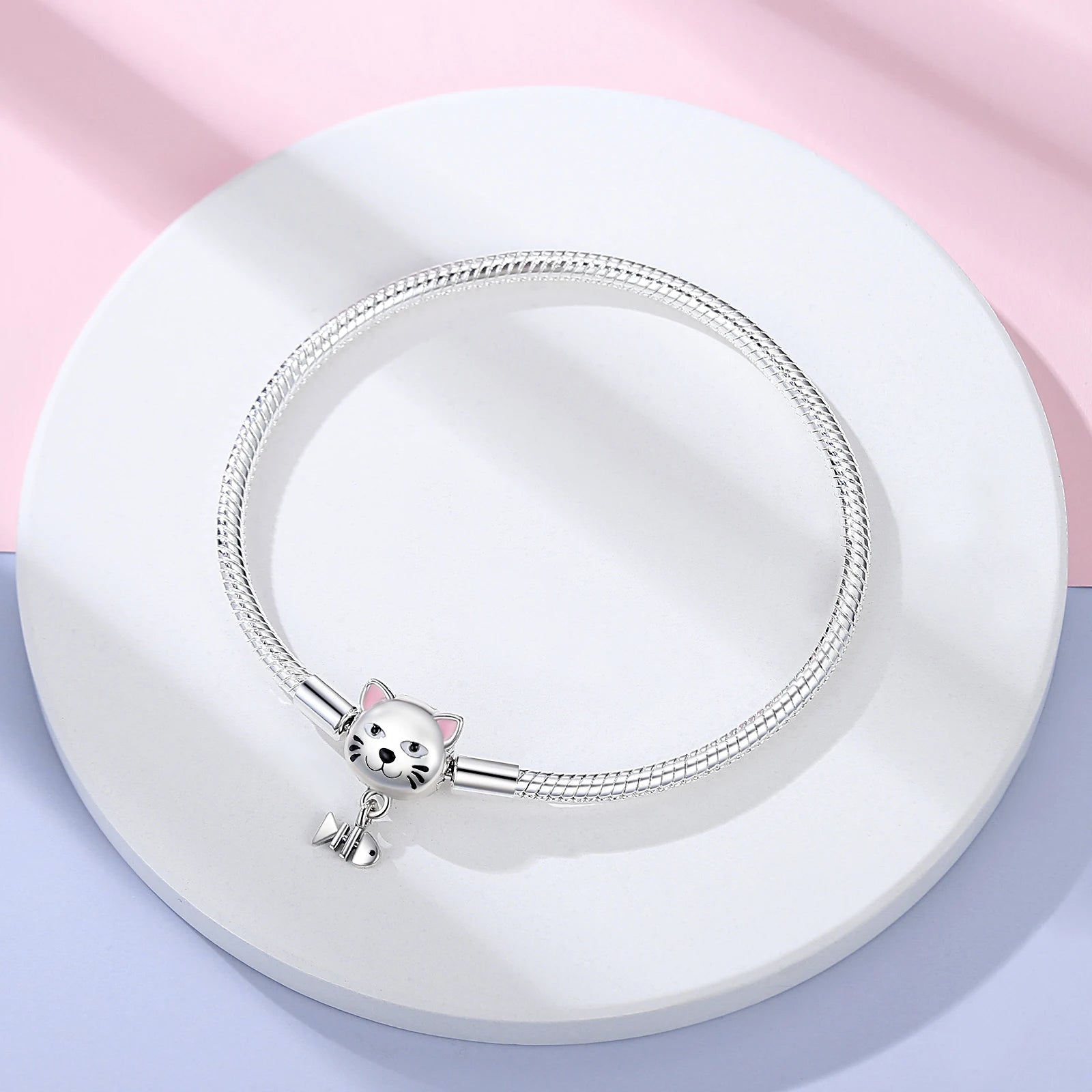 Danturn 925 Sterling Silver Bracelets Crown Butterfly Bus Sisterly Love Cherry Bracelets Women Bracelets Fashion Charm Bracelets