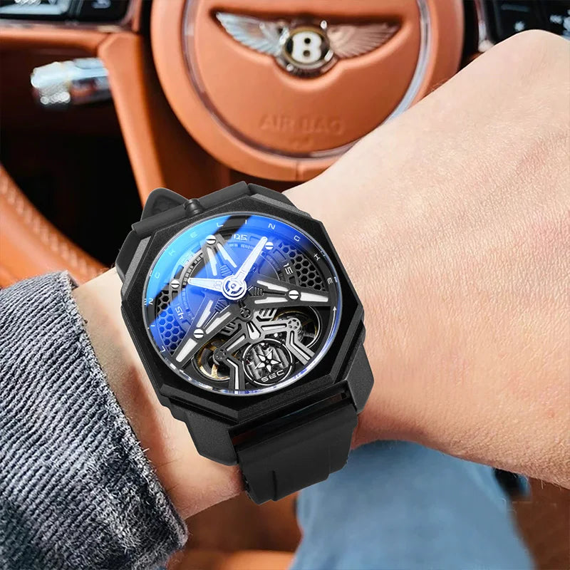 PAGANI DESIGNS Mens Mechanical Watch Luxury Sports Automatic Watches for Men Stainless Steel Waterproof Wristwatch Reloj montres