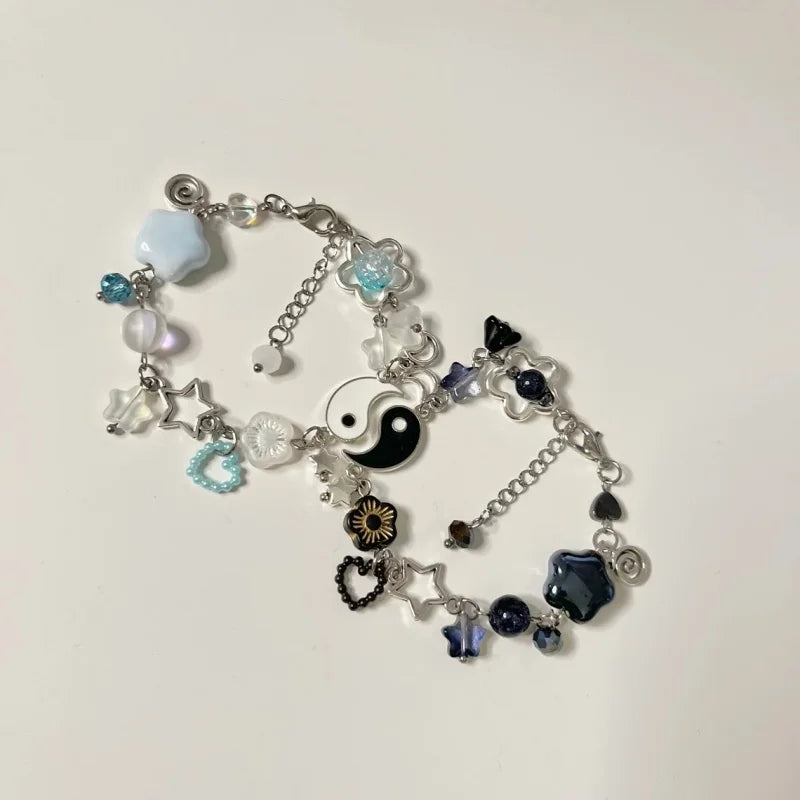 SatoSugu Matching Bracelets - JJK Bracelets - Anime Bracelets - Charm Bracelets - Yin and Yang Bracelets