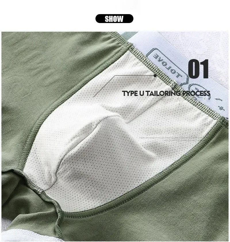 Men's Underwear Boxer Shorts Sexy Panties Cotton Boxers Sports Comfort Man Underpants Shorts Homme U Convex Lingerie PD3205