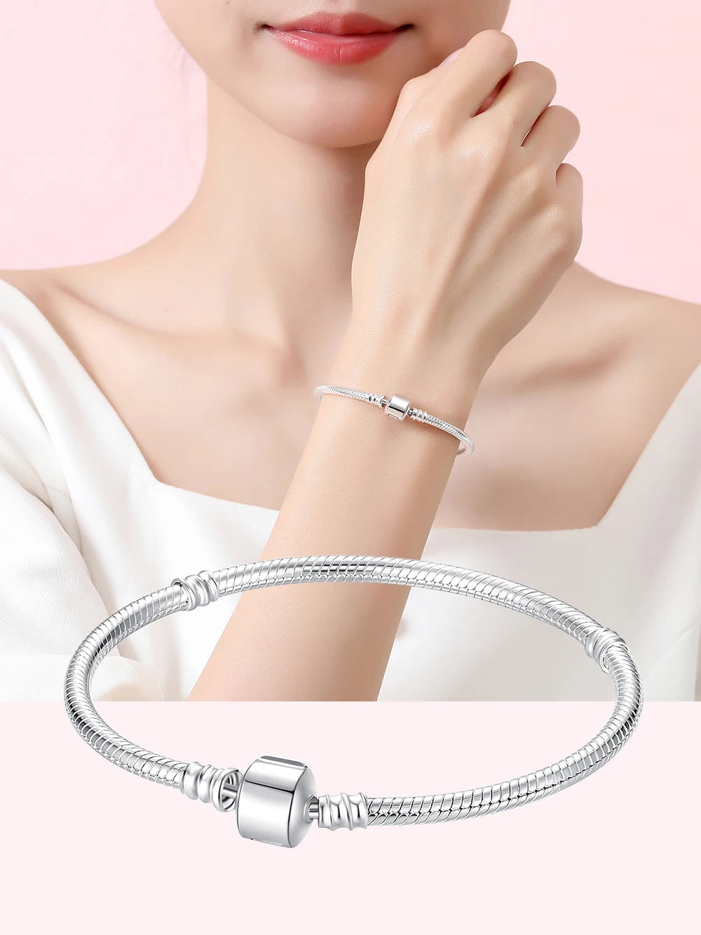 Danturn 925 Sterling Silver Bracelets Crown Butterfly Bus Sisterly Love Cherry Bracelets Women Bracelets Fashion Charm Bracelets