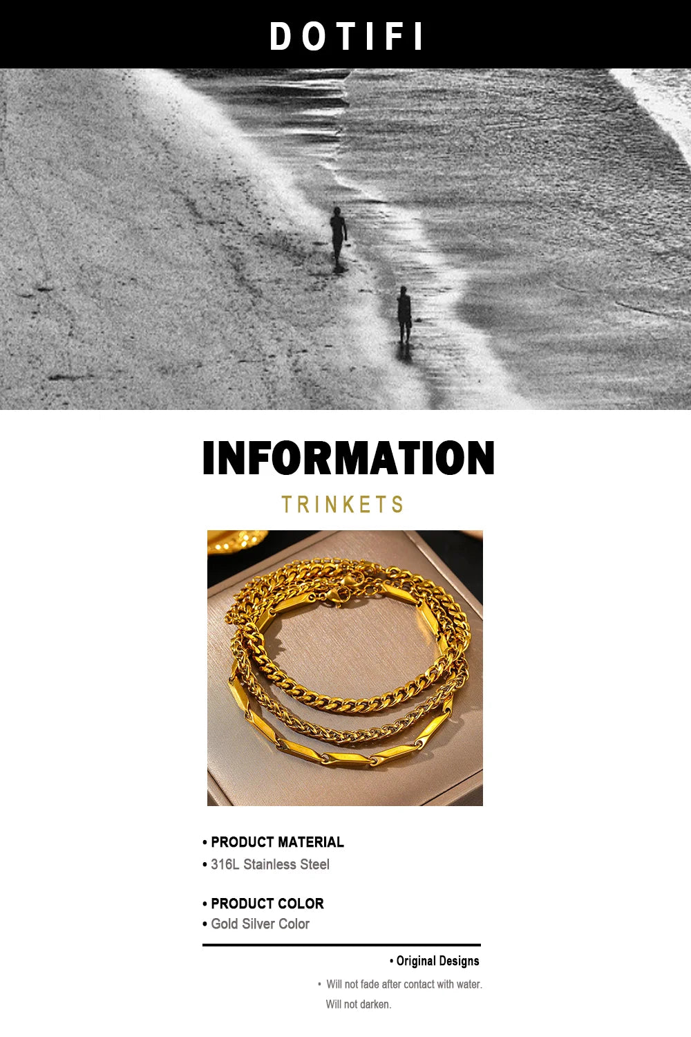 Stainless steel bracelets European and American fashion bracelets exquisite chain bracelets For Women Jewelry Banquet Gifts