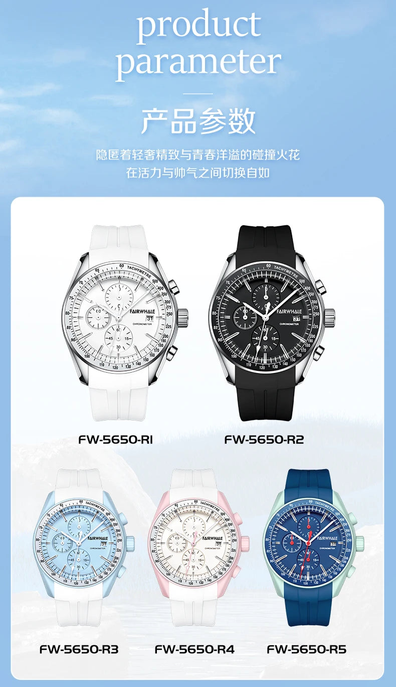 2025 New Design Planet Men Watches Waterproof Rubber Strap Quartz Movement montres hommes