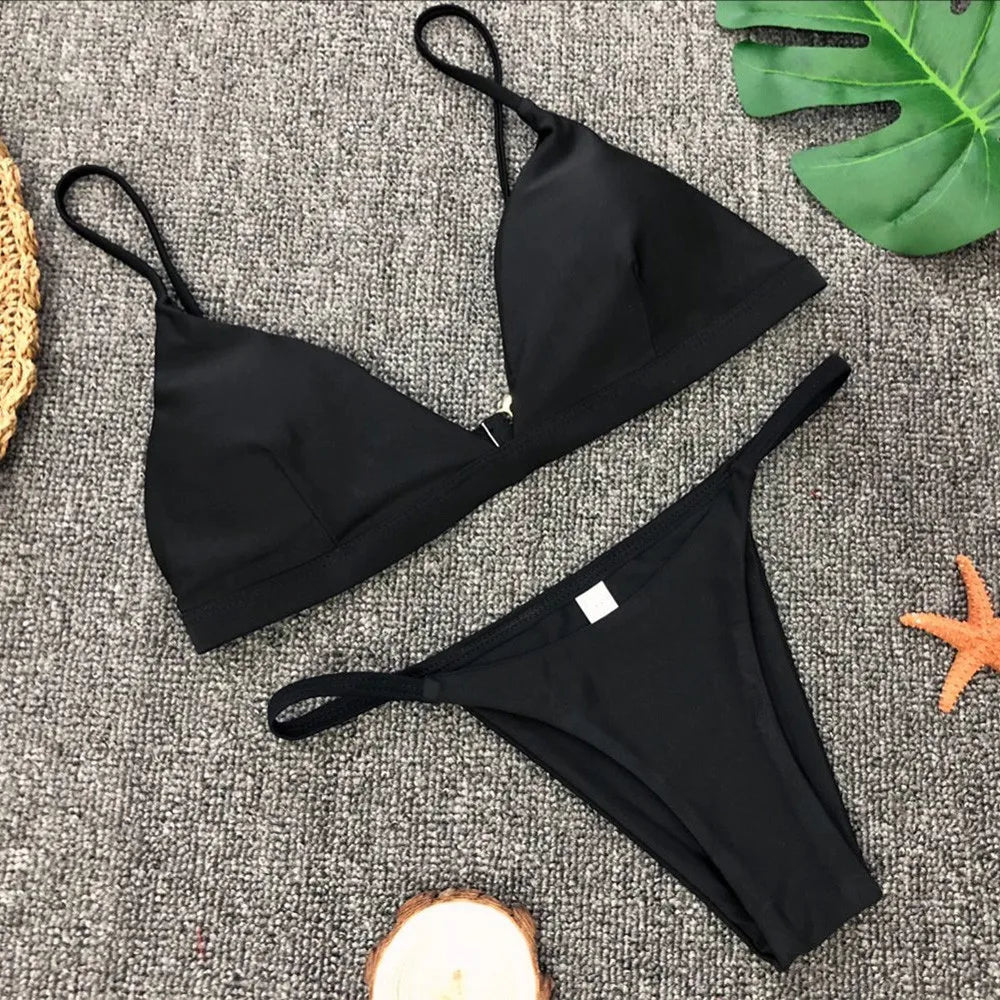 Bikinis Sexy Women'S Trendy Swimwear Swimsuit Bathing Suits Push Up Bra Swimwear Female Bathing Suit Beachwear Bikini Set