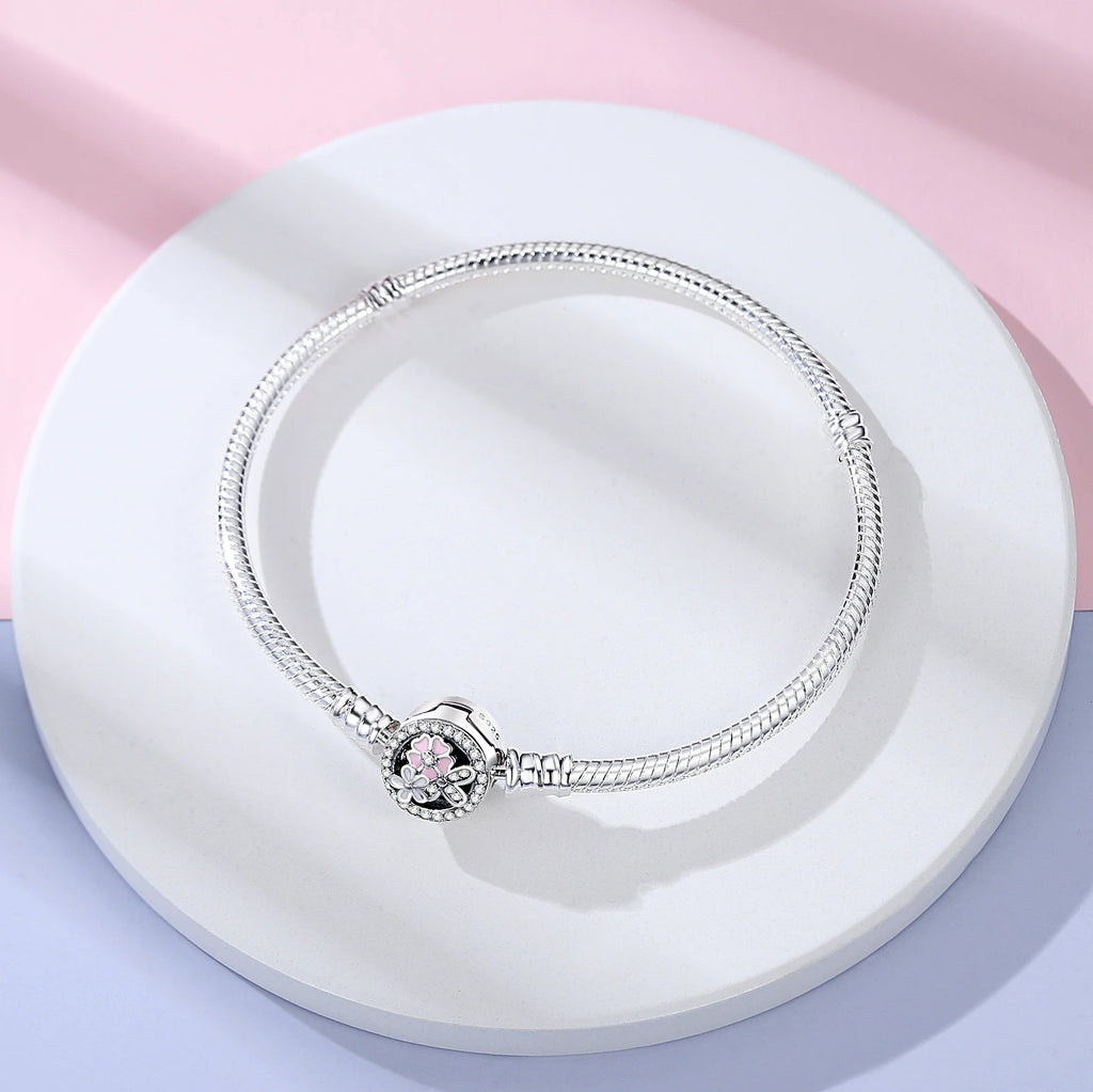 Danturn 925 Sterling Silver Bracelets Crown Butterfly Bus Sisterly Love Cherry Bracelets Women Bracelets Fashion Charm Bracelets