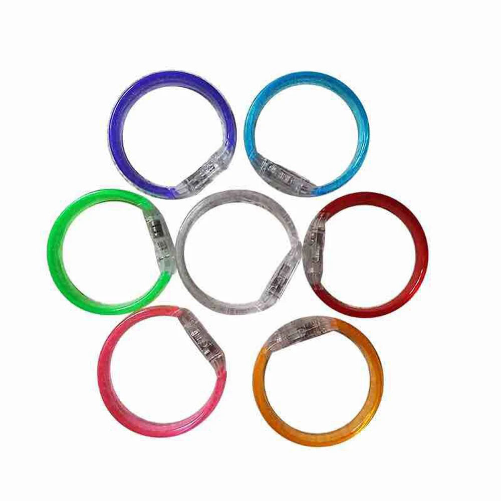 2PCS Luminous Bracelets Concert LED Flash Bracelets Support Fluorescent Bracelets Party Activities Cheering Luminous Props