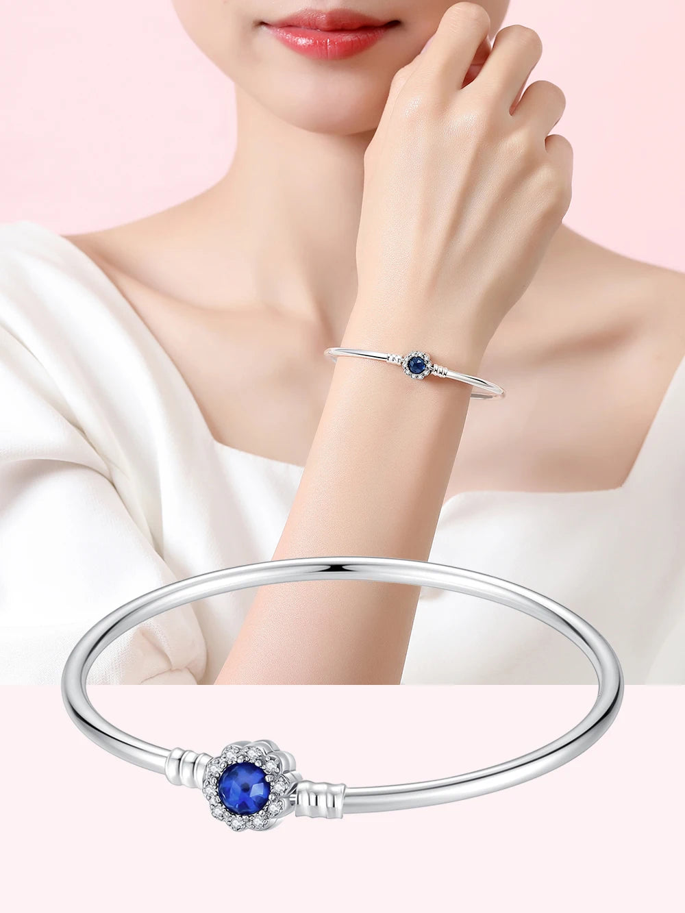 Danturn 925 Sterling Silver Bracelets Crown Butterfly Bus Sisterly Love Cherry Bracelets Women Bracelets Fashion Charm Bracelets