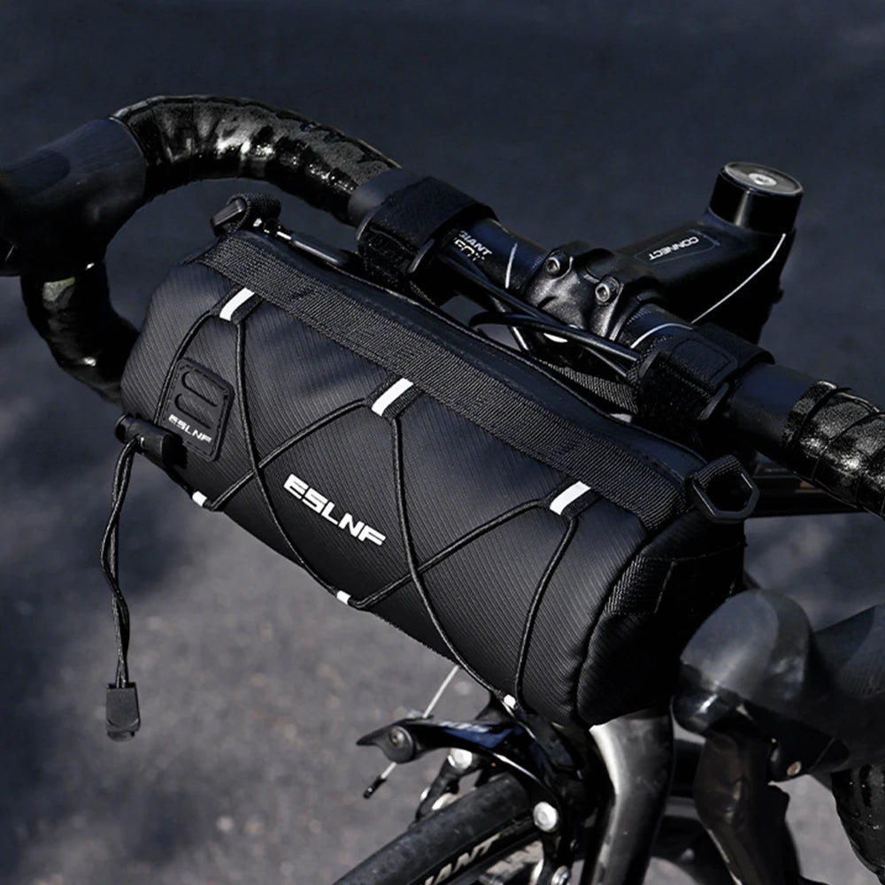 bicycle bag for driving, waterproof storage bag, outdoor cycling, large capacity bike first bag, mountain bike front bag