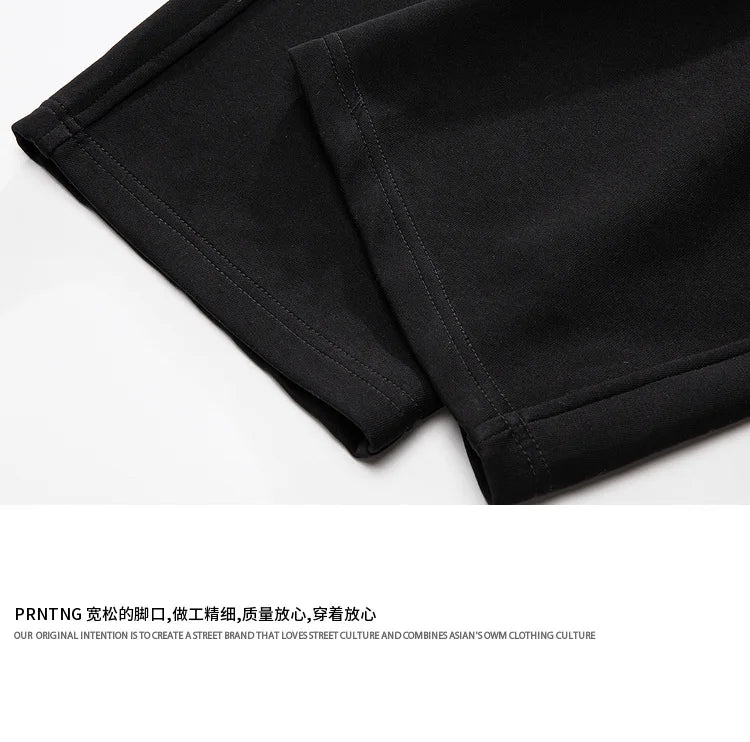 Y2k Tracksuit Men Clothes 2025 New Solid Color Hoodie Mens Pullover Sweatshirt Fashion Harajuku Hoodies Sweatpants Streetwear