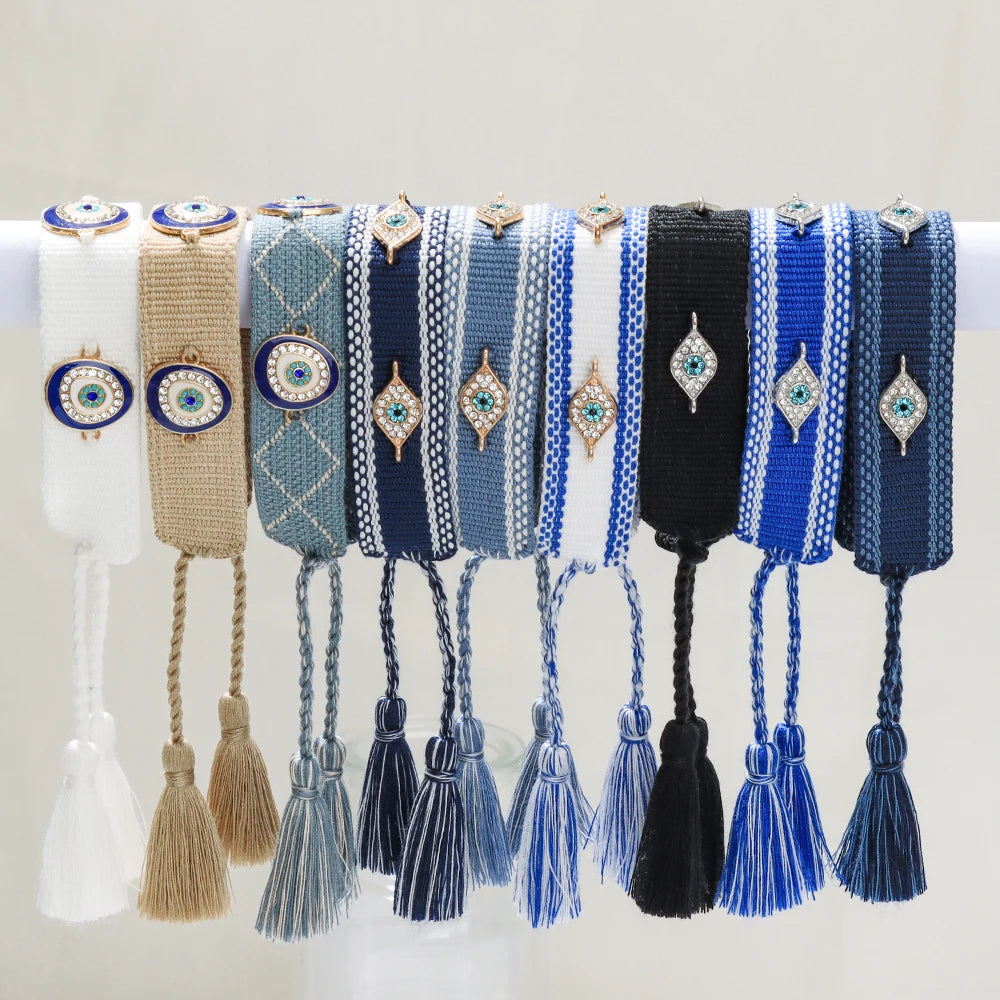 Evil Eyes Bracelets Adjustable Handmade Jewelry Bracelets